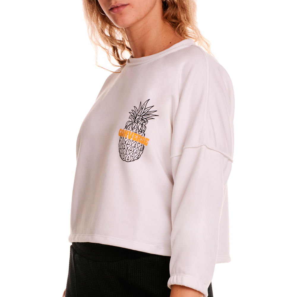 Buzo Converse Pine Crewneck Mujer