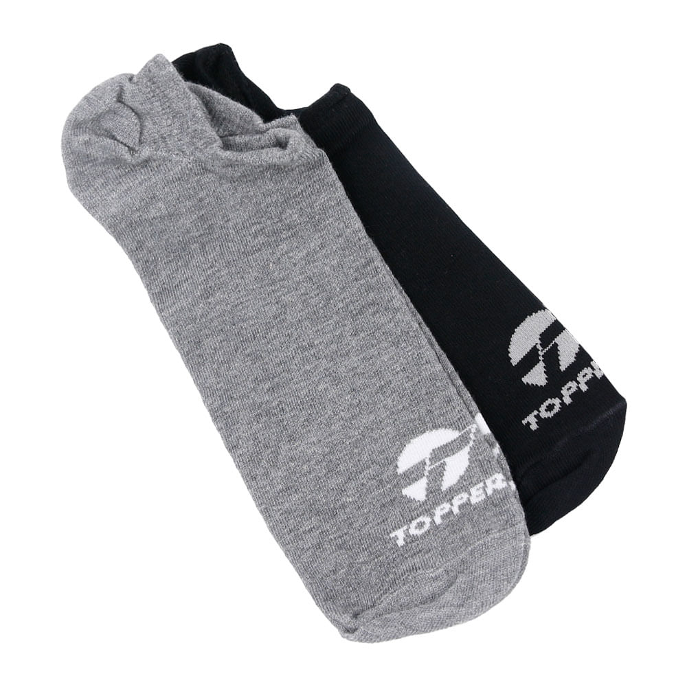 Pack de Medias x2 Topper Invisibles Hombre