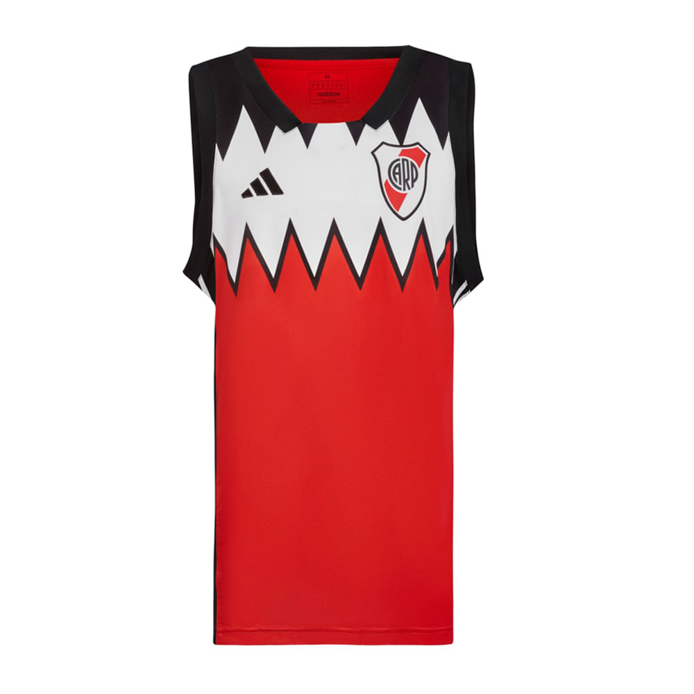 Camiseta Alternativa Básquet Hombre adidas River Plate
