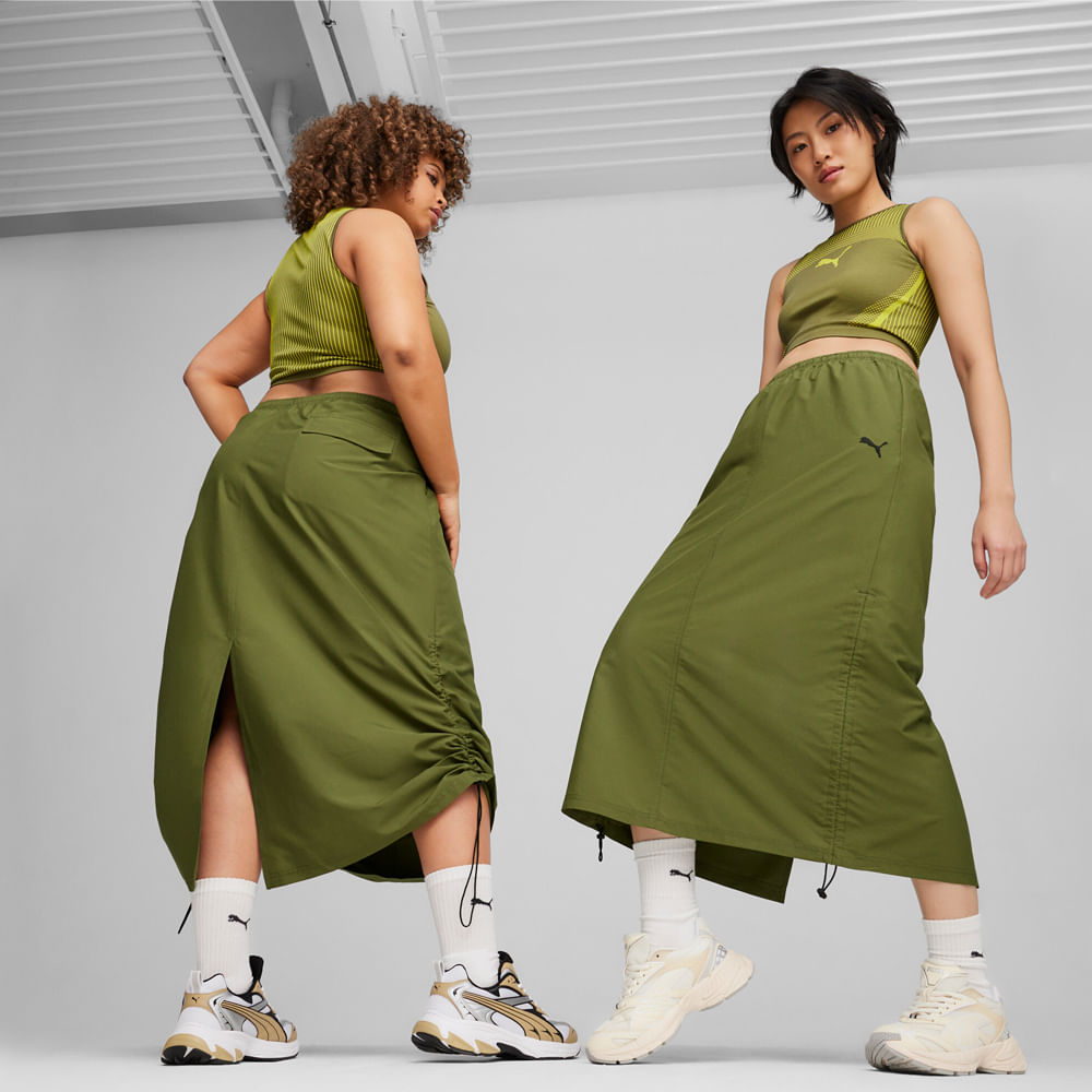 Pollera Mujer Puma Dare To Midi — imagen 5