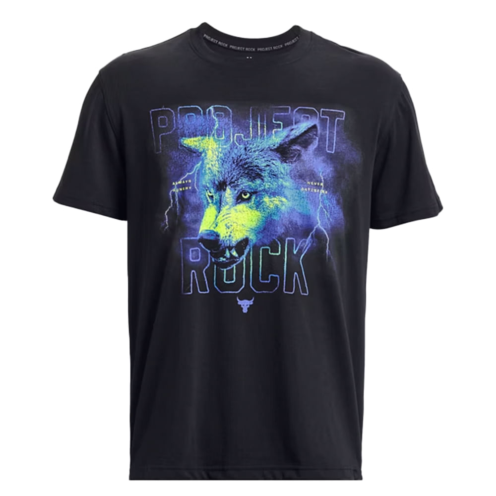 Remera Hombre Under Armour Project Rock Wolf
