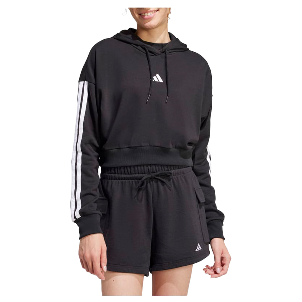 Buzo Mujer adidas Ess 3 Stripes — imagen 2