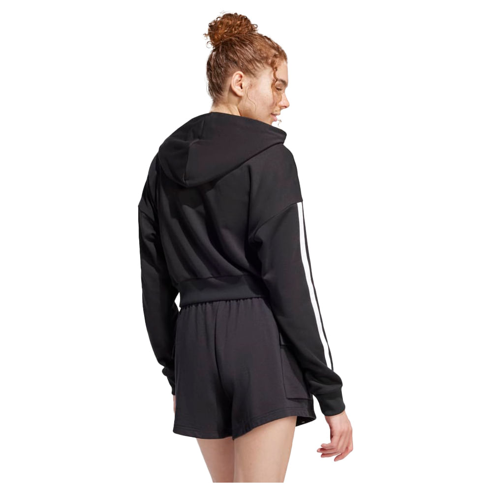 Buzo Mujer adidas Ess 3 Stripes — imagen 3