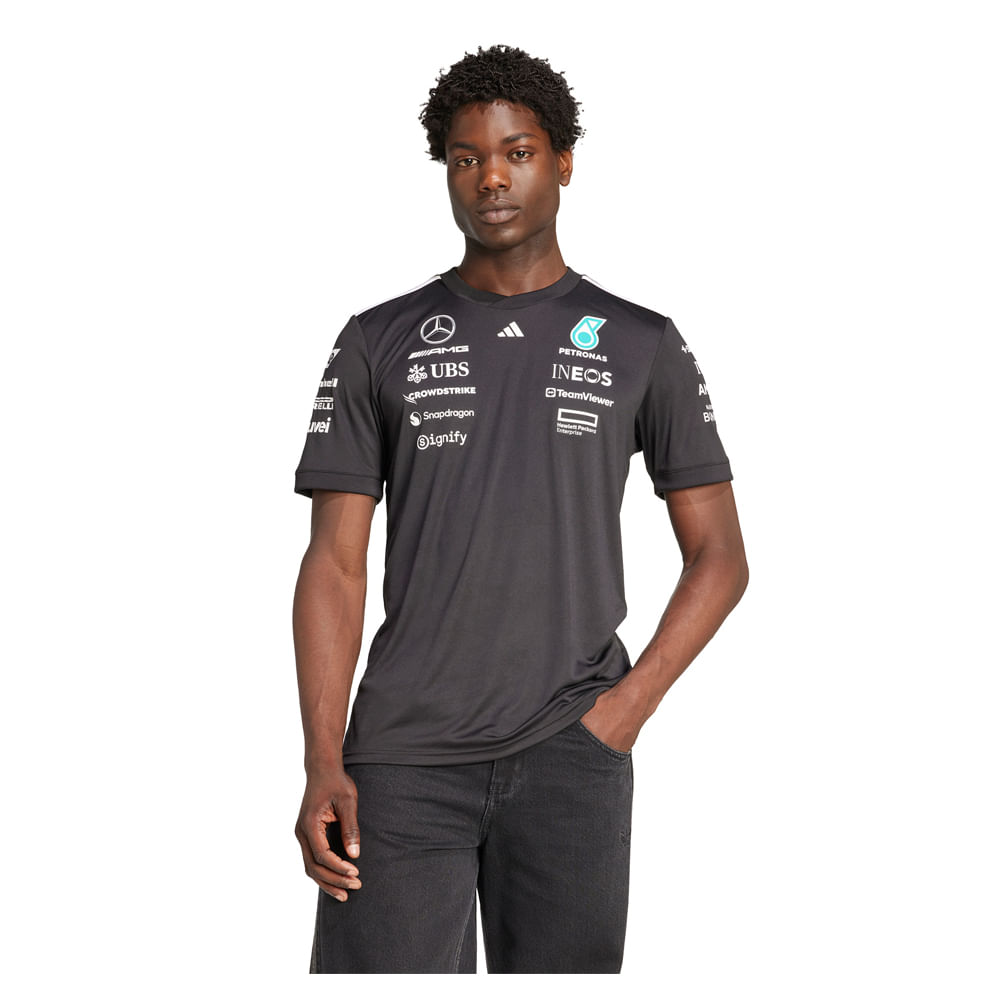 Remera Hombre adidas Oficial De Piloto Mercedes Amg F1