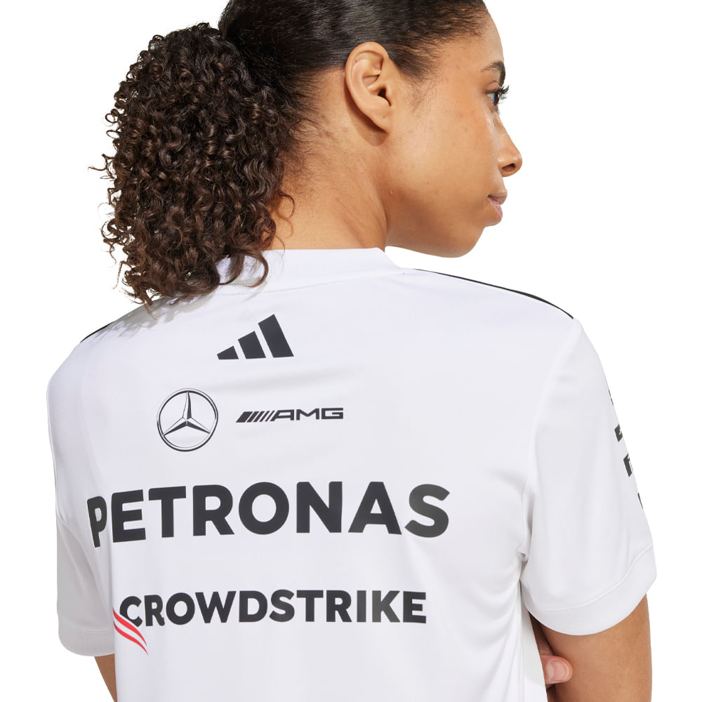 Remera Mujer adidas Piloto Mercedes Benz Amg F1 — imagen 4