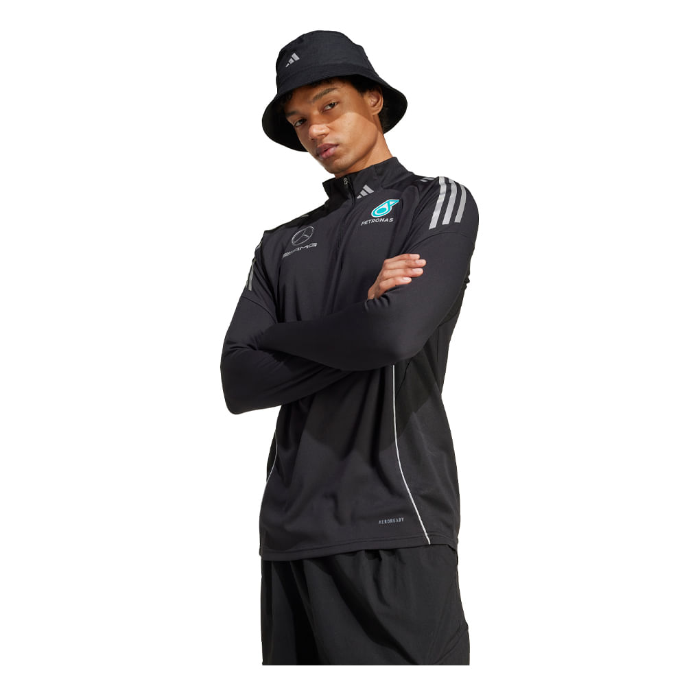 Remera Manga Larga Hombre adidas Mercedes Amg F1 Team