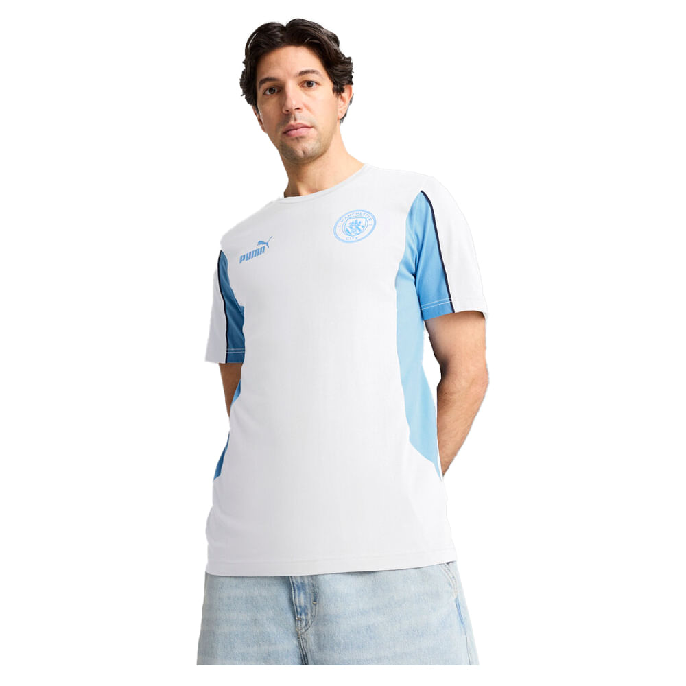Remera Hombre Puma Manchester City Ftblarchive — imagen 2