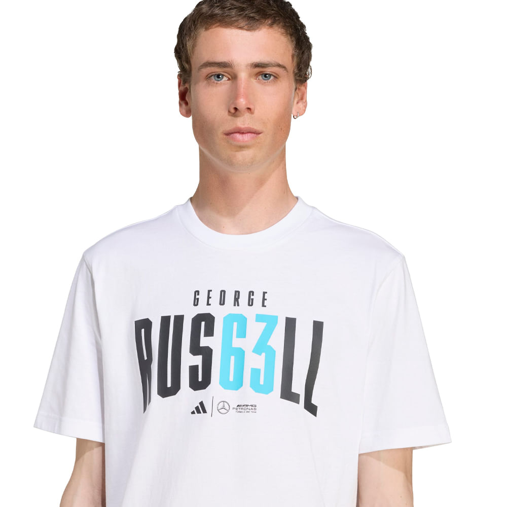 Remera Hombre adidas Mercedes Amg George Russell — imagen 3