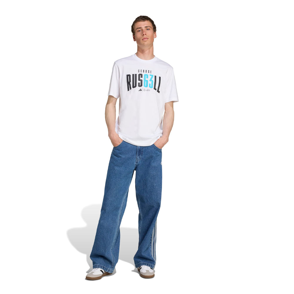 Remera Hombre adidas Mercedes Amg George Russell — imagen 4