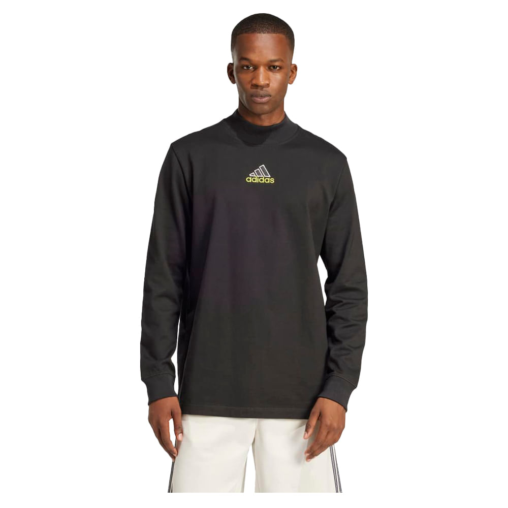 Remera Manga Larga Hombre Mock Neck — imagen 2