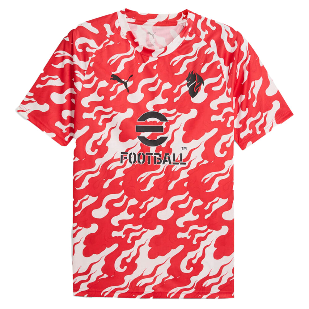 Remera Pre Partido Hombre Puma Ac Milan