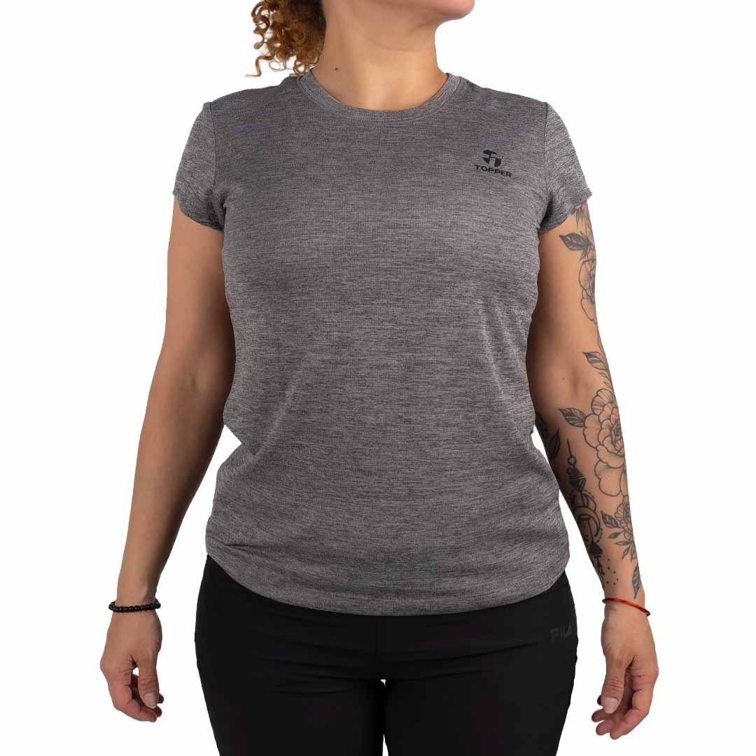 Remera Mujer Topper Basic Trng