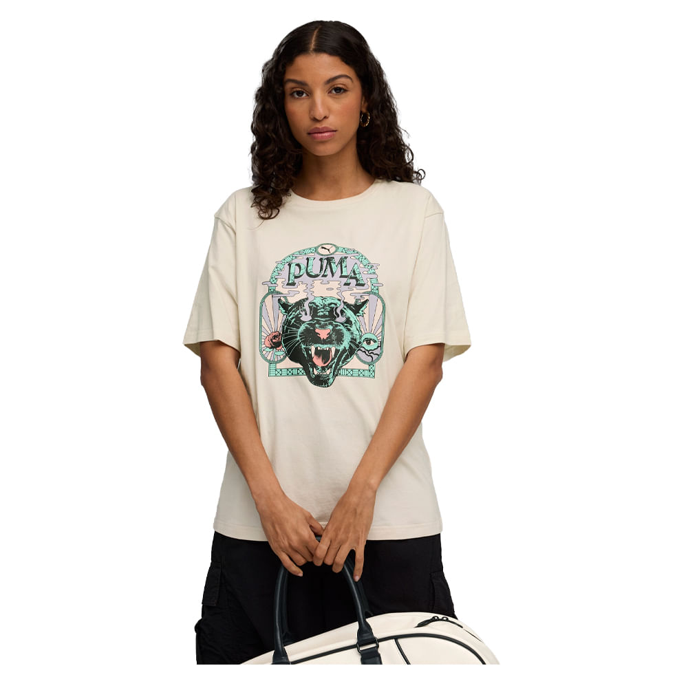 Remera Mujer Puma Fest Relaxed