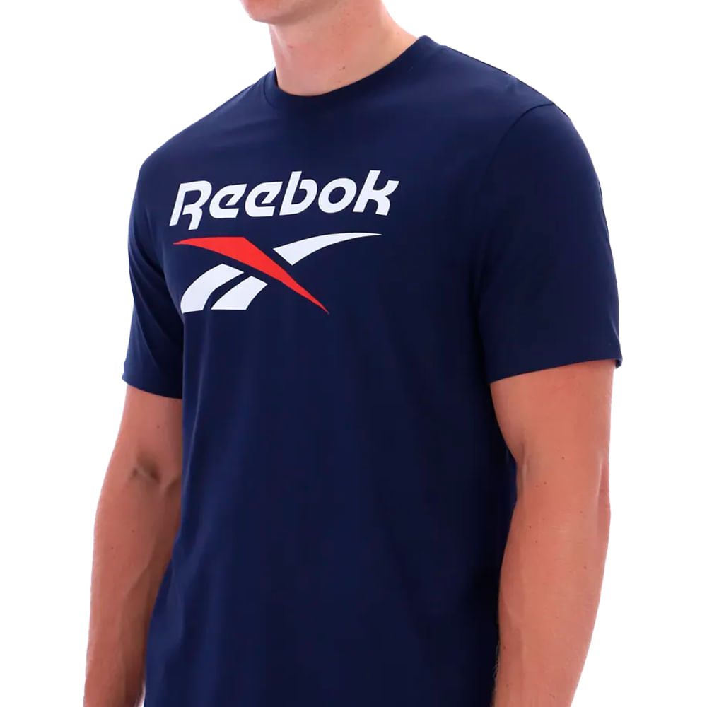 Remera Hombre Reebok Bruno Big Logo — imagen 3