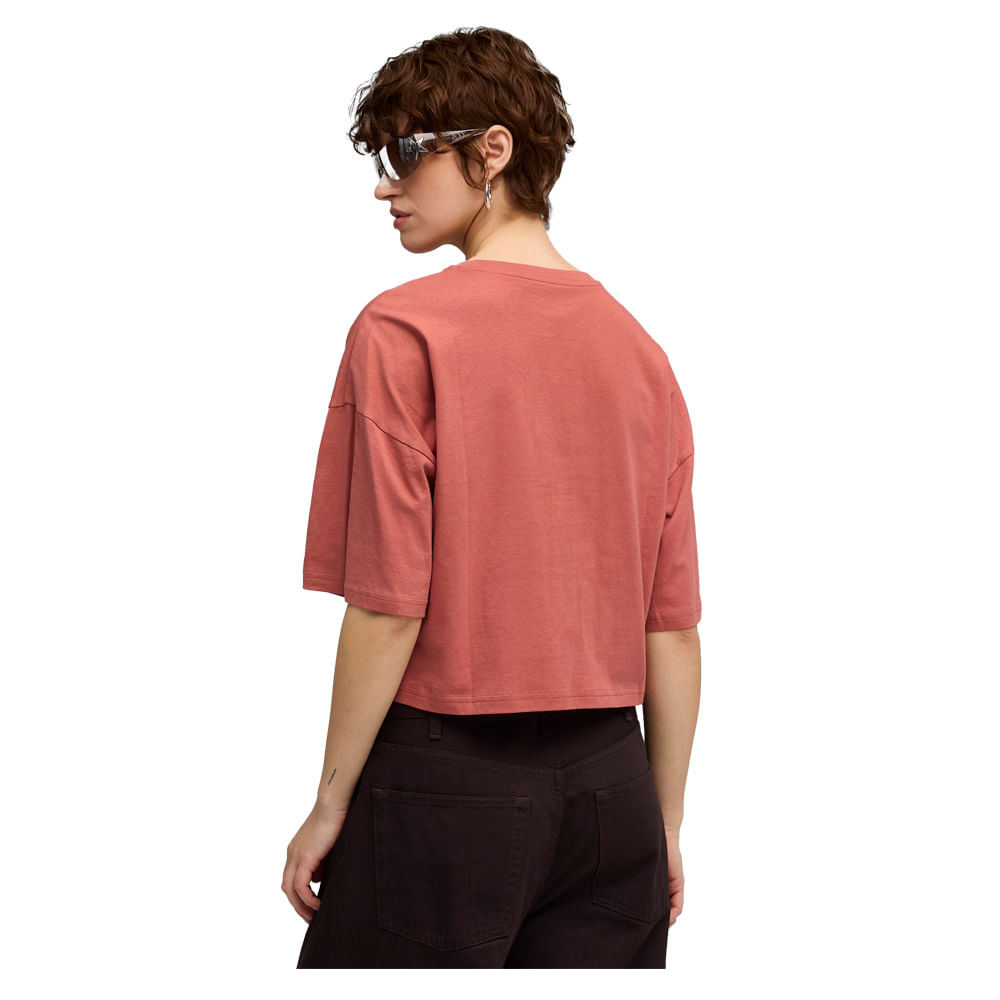 Remera Mujer Puma Wardrobe Ess Oversized — imagen 2