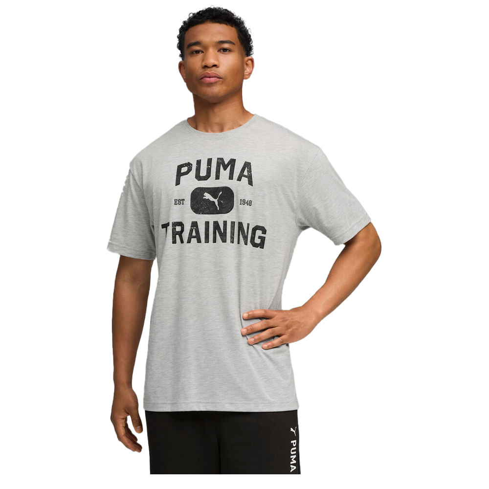 Remera Hombre Puma Train Logo Relaxed — imagen 2