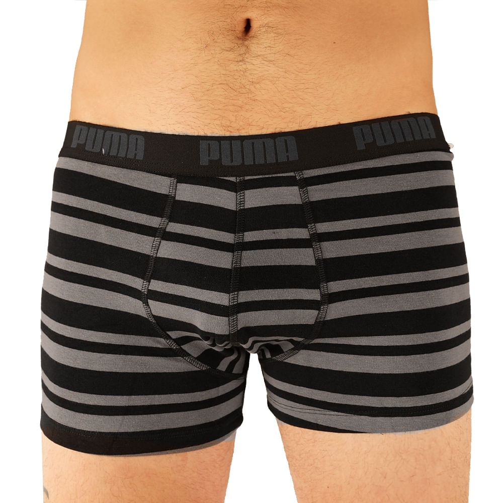 Boxer Hombre Puma Rayado Algodon Y Lycra