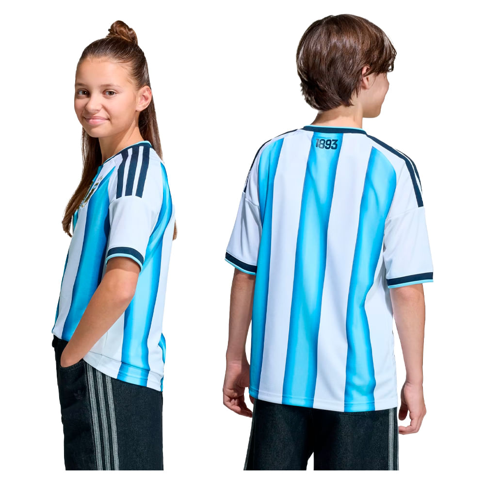 Camiseta Niños adidas AFA Seleccion Argentina Titular — imagen 3