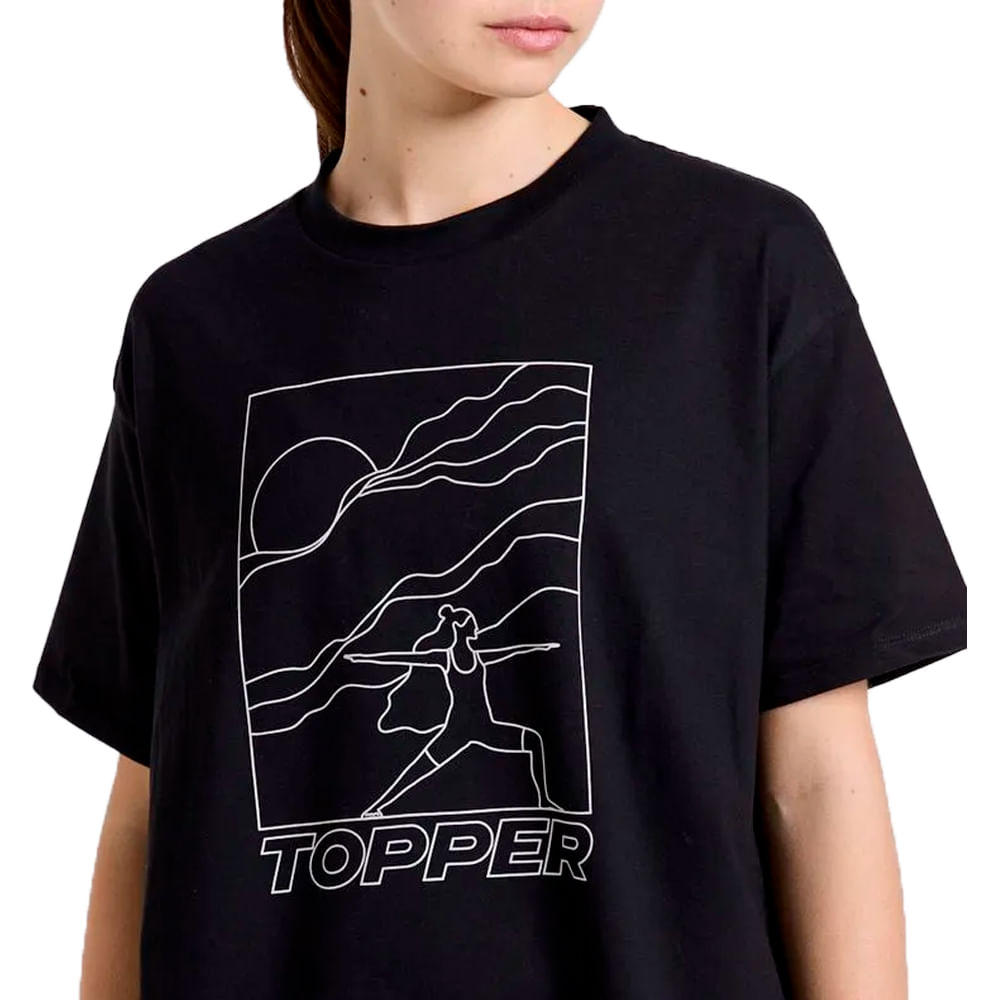 Remera Mujer Topper Loose Sol