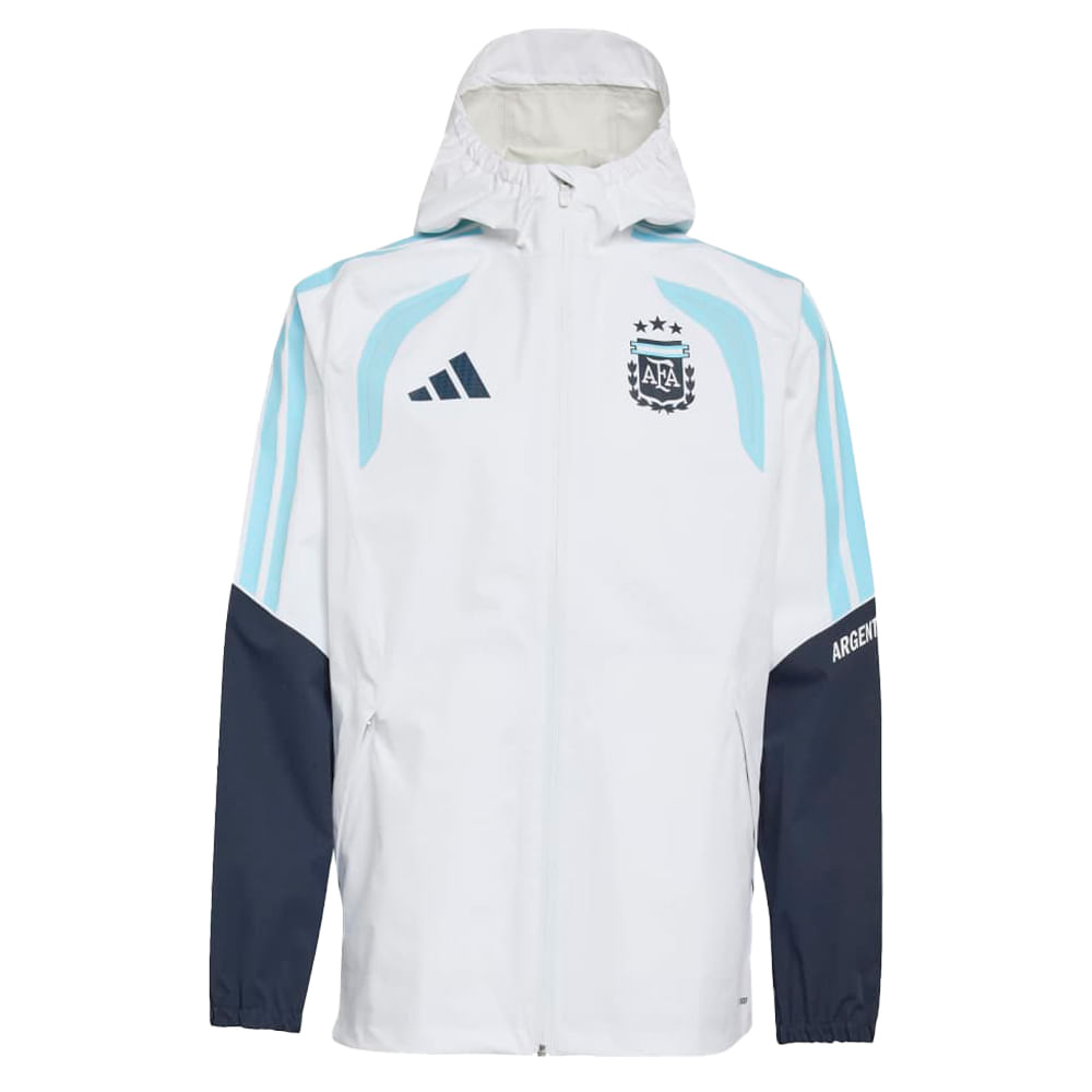 Campera Hombre adidas AFA Seleccion Argentina de Lluvia