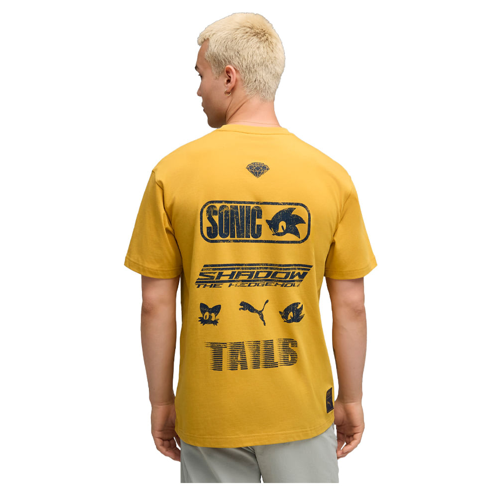 Remera Hombre Puma X Sonic Relaxed Graphic — imagen 4