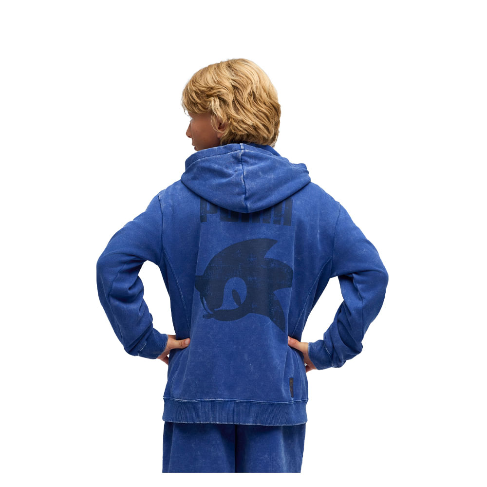 Buzo Niños Puma X Sonic Relaxed Graphic — imagen 2