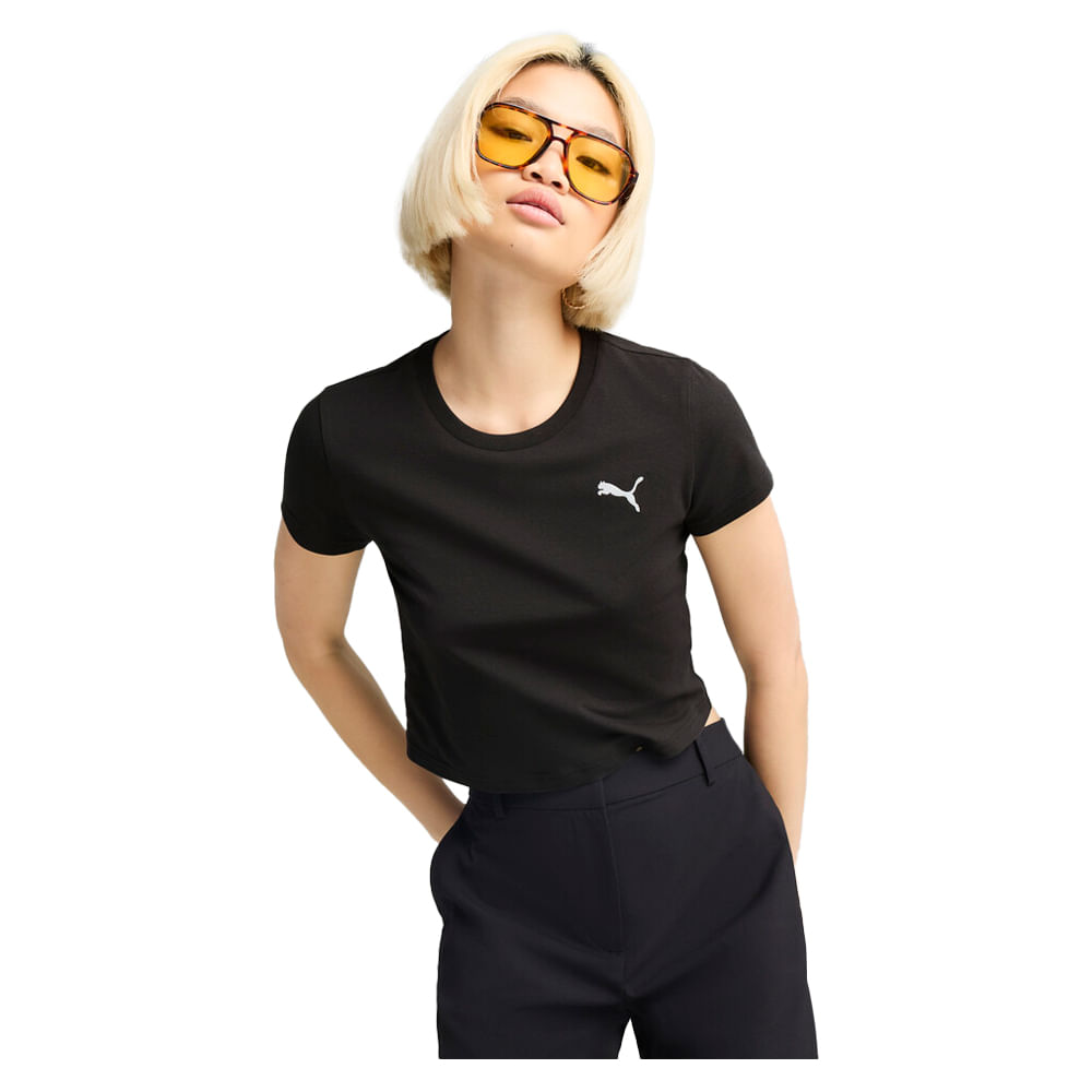 Remera Mujer Puma Wardrobe Ess Baby — imagen 2