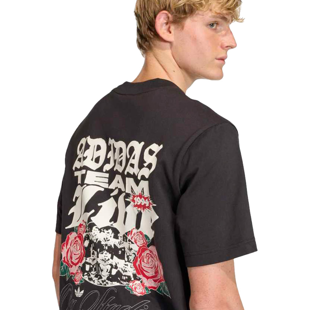 Remera Hombre adidas Gfx Roses — imagen 5