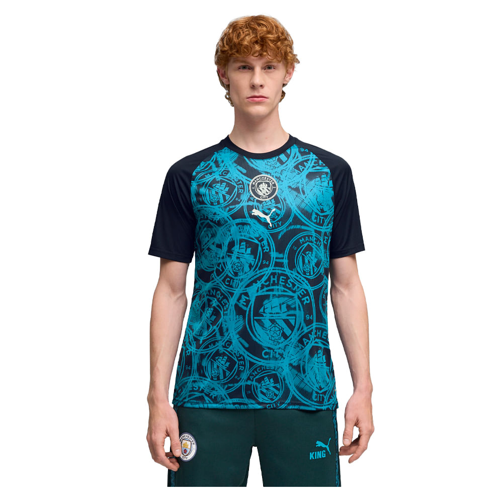 Remera Pre Partido Hombre Puma Manchester City