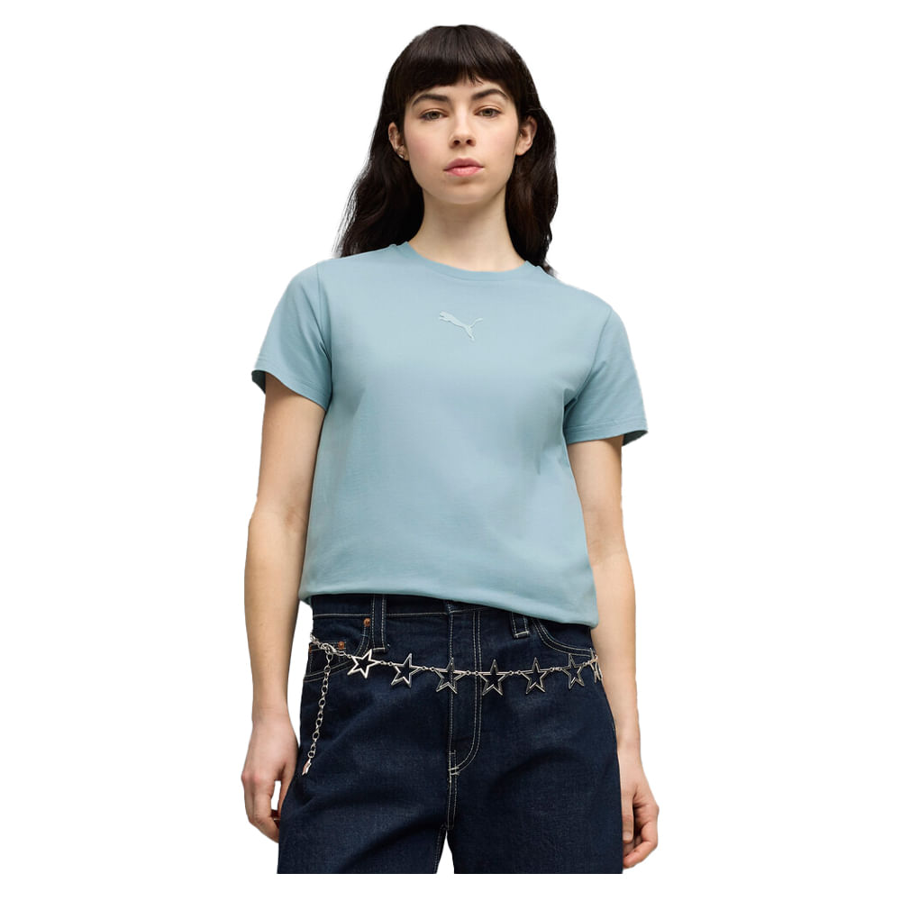 Remera Mujer Puma Ess Elevated Comfort Logo — imagen 2