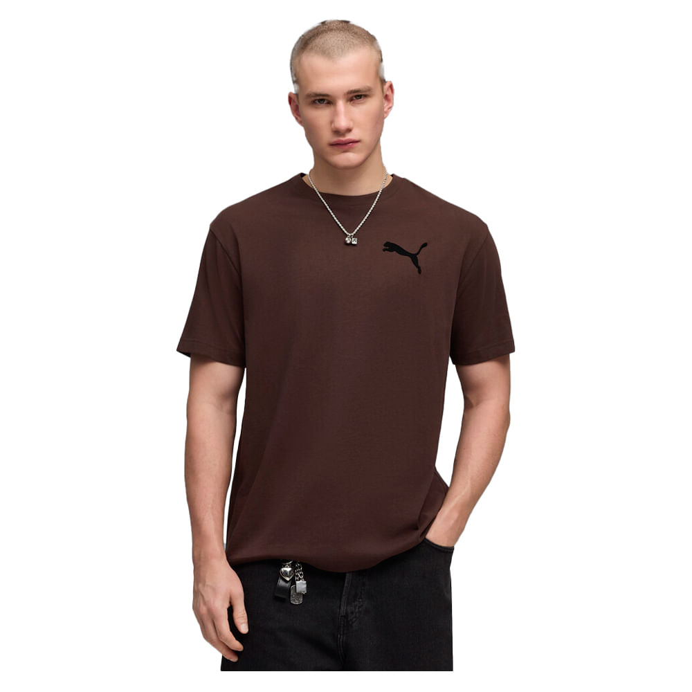 Remera Hombre Puma Ess Elevated Cat Logo — imagen 2