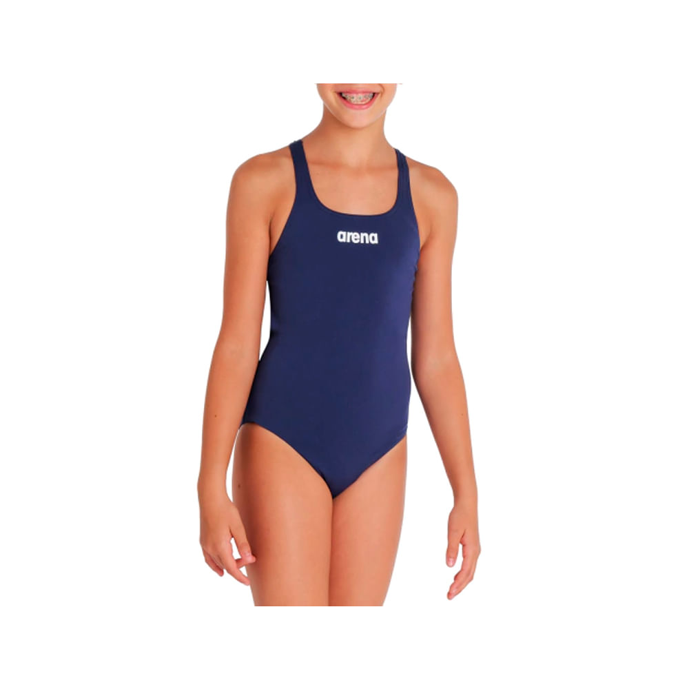 Malla Enteriza Niñas arena Solid Pro