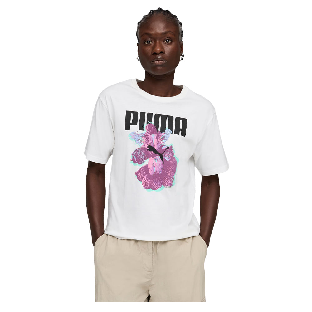 Remera Hombre Puma Graphics Relaxed Flower