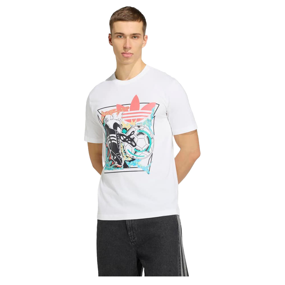 Remera Hombre adidas Animer Graphic Football — imagen 2