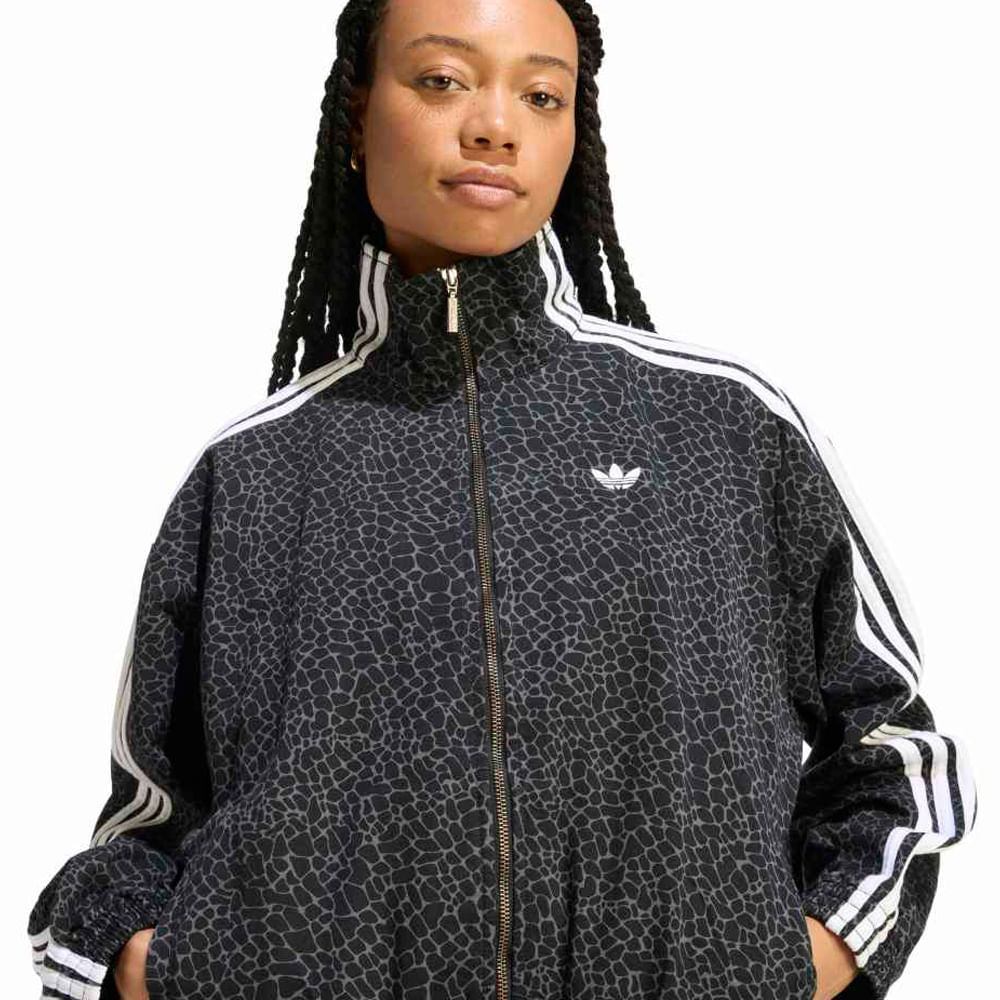 Campera Mujer adidas Firebird Oversize Denim — imagen 4