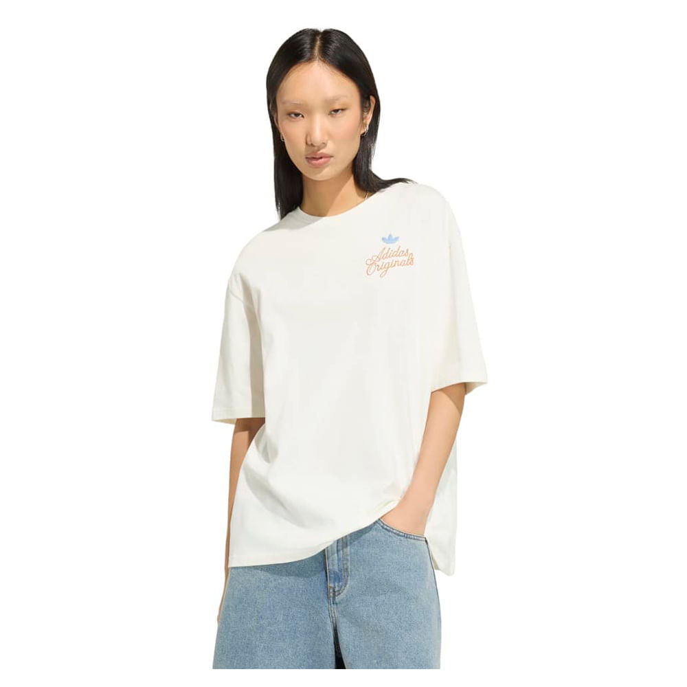 Remera Mujer adidas 3 Stripes Summer Glow