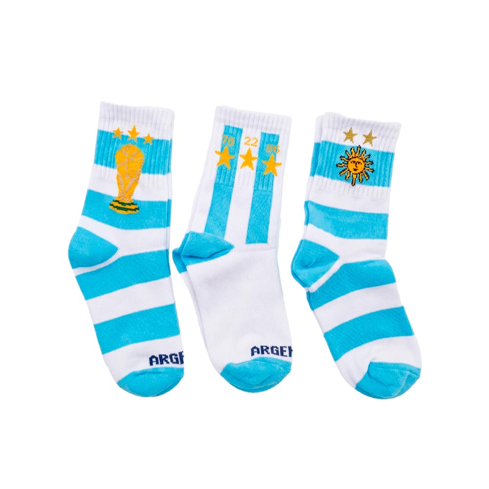 Pack Medias X3 Hifel Niños Argentina