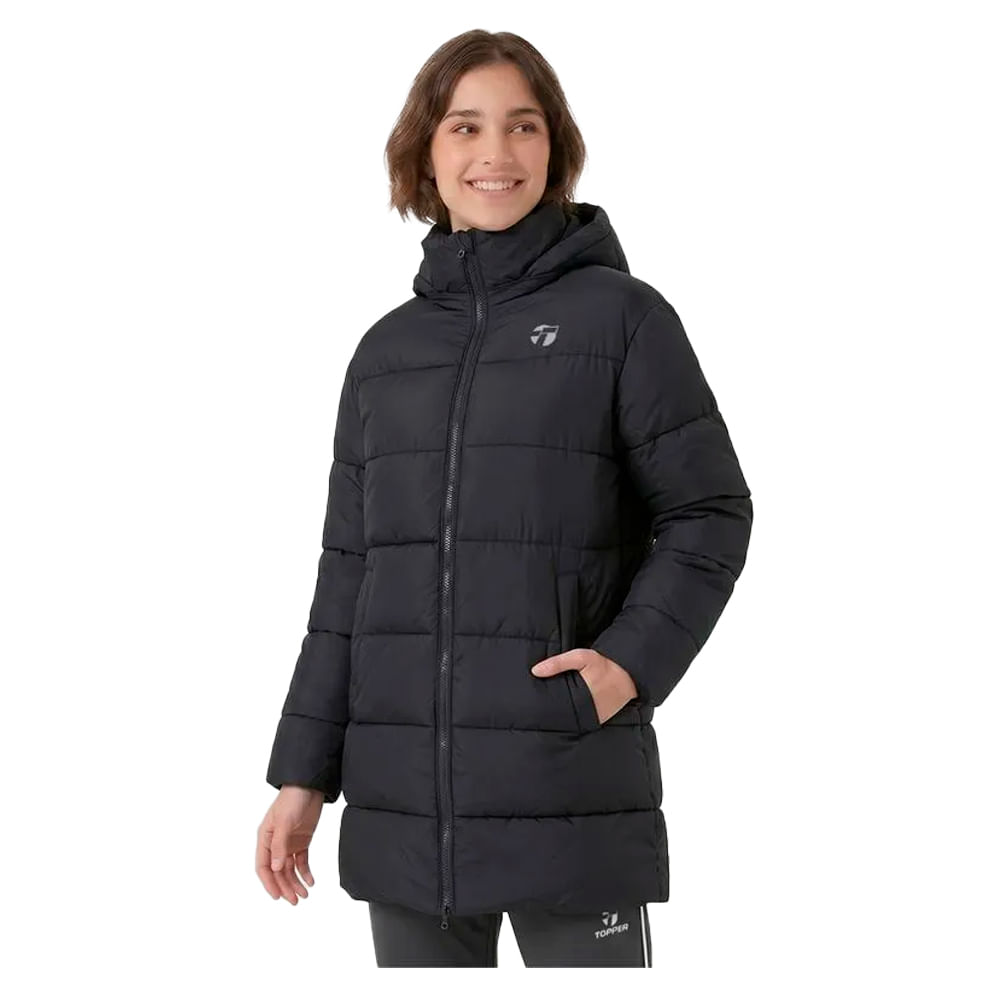 Campera Mujer Topper Puffer Long Ii