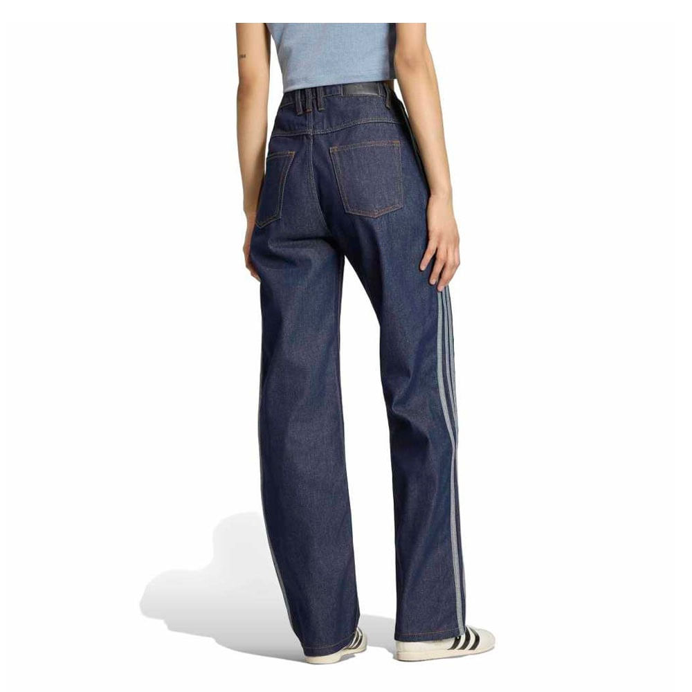 Pantalón Mujer adidas Firebird Denim Rise Straight — imagen 3