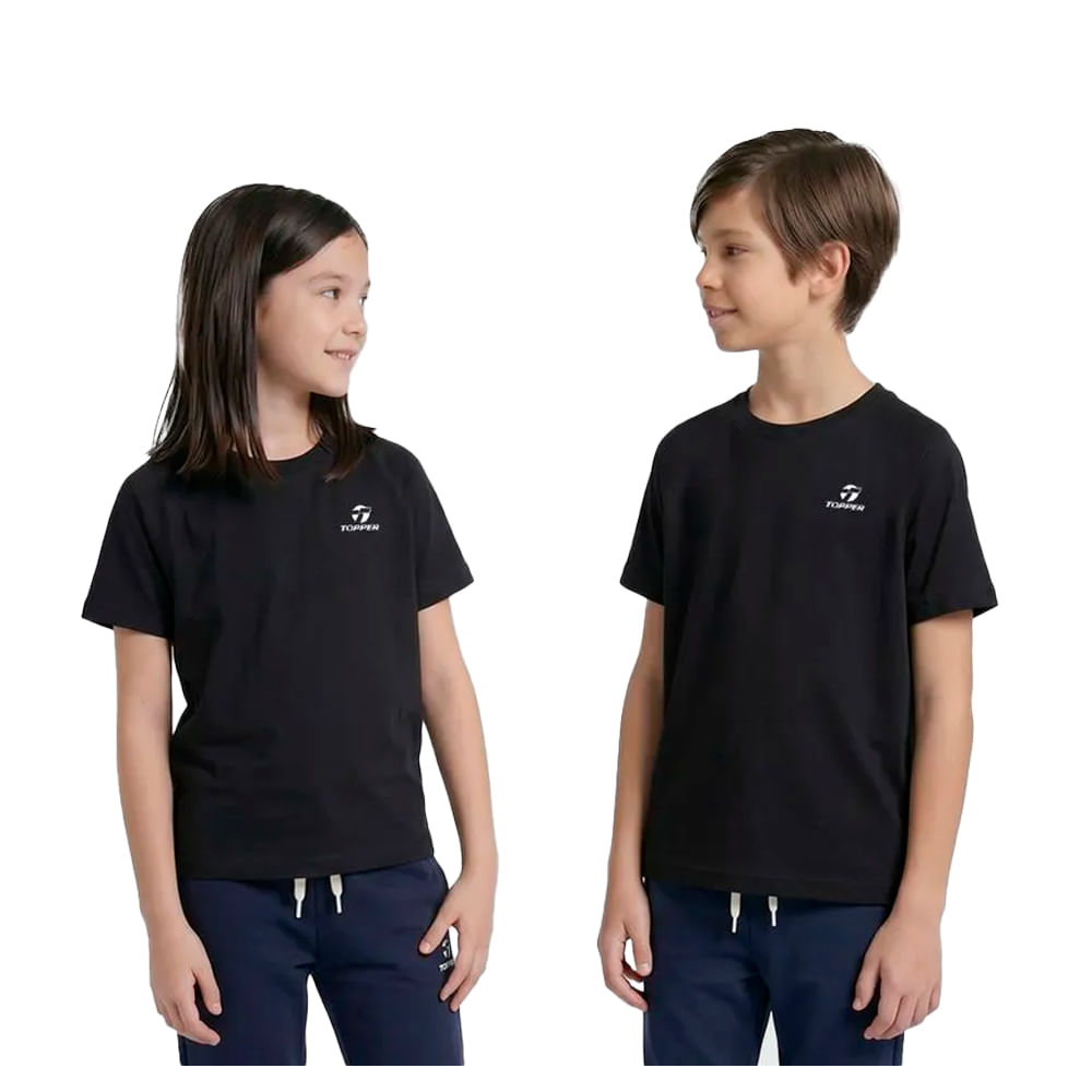 Remera Niños Topper Basic Casual