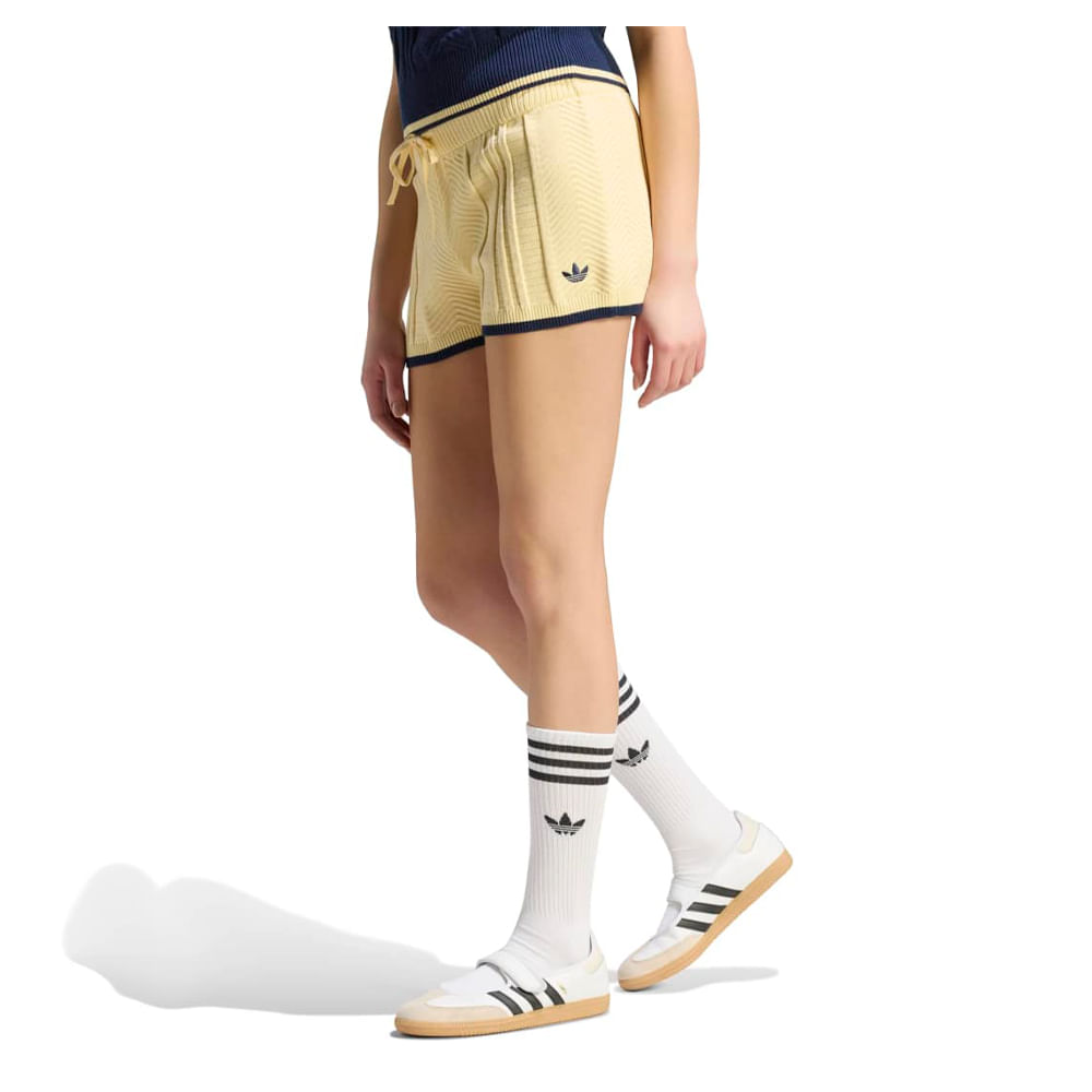 Short Mujer adidas Punto Trenzado — imagen 2