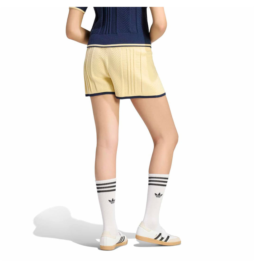 Short Mujer adidas Punto Trenzado — imagen 3