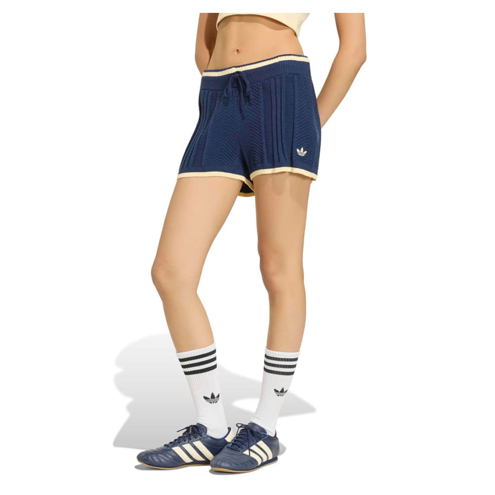 Short Mujer adidas Punto Trenzado — imagen 2