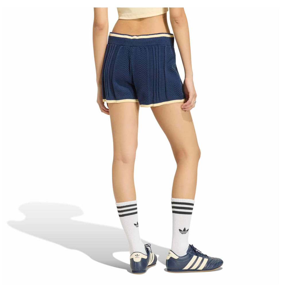 Short Mujer adidas Punto Trenzado — imagen 3