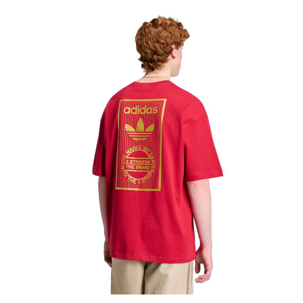 Remera Hombre adidas Varsity Golden Tongue — imagen 3